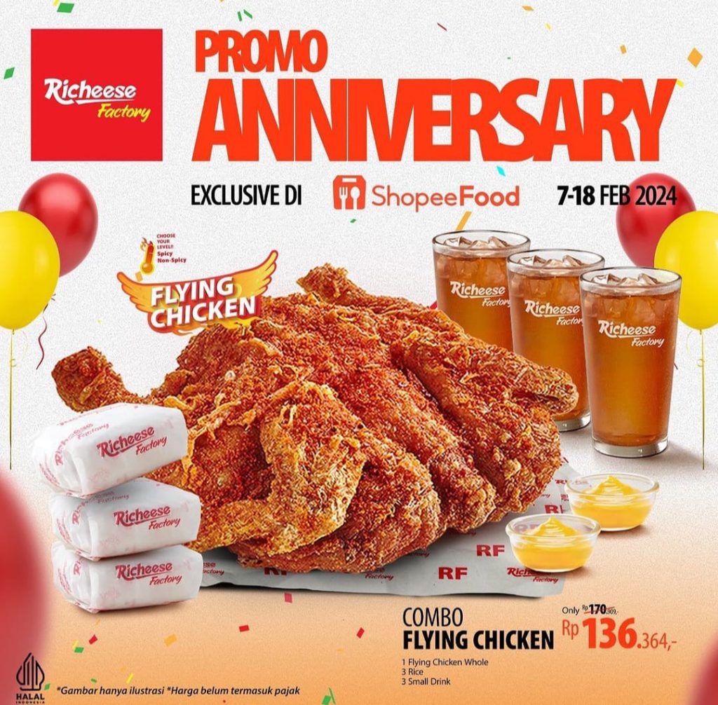 Caption: Promo Richeese Factory. (Ist/Instagram Richeese Factory)