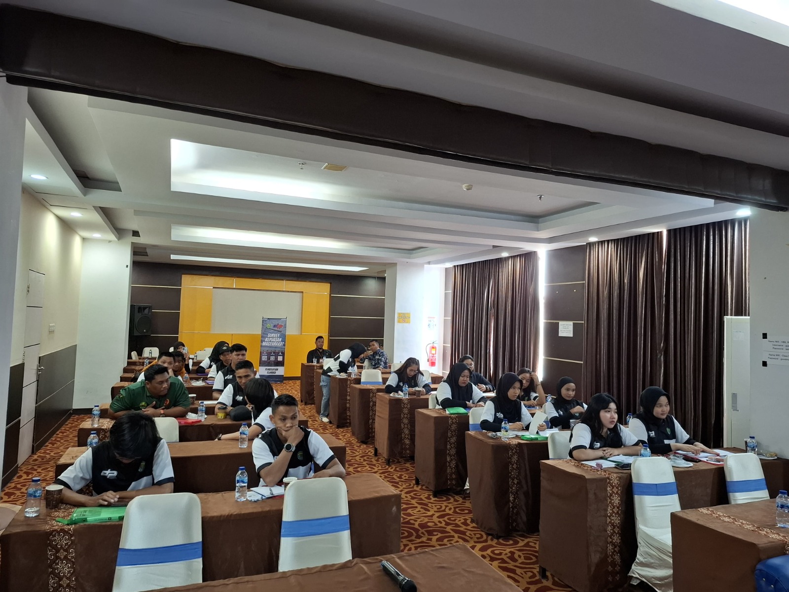 Suasana dalam pelatihan yang digelar Dispora Kaltim. (Ist)