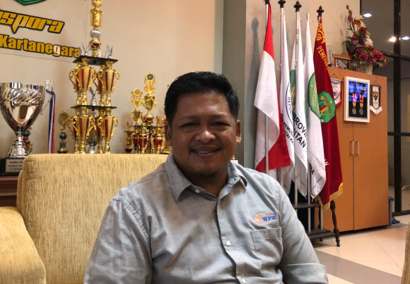 Kepala Dispora Kukar, Aji Ali Husni.