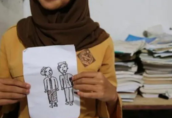 Ilustrasi anak korban nikah siri.