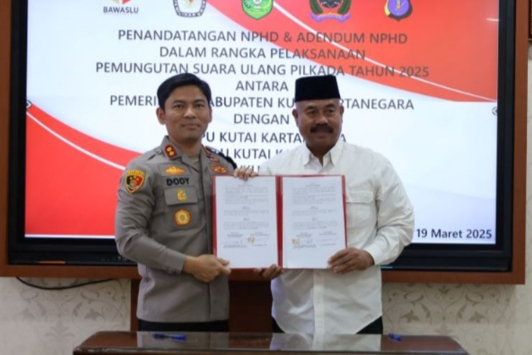 Pemkab Kukar Lakukan Penandatanganan NPHD PSU Bersama Stakeholder Terkait