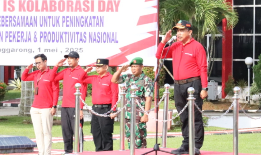 Sekda Pimpin Apel Peringatan Hari Buruh Internasional (May Day) 2025.