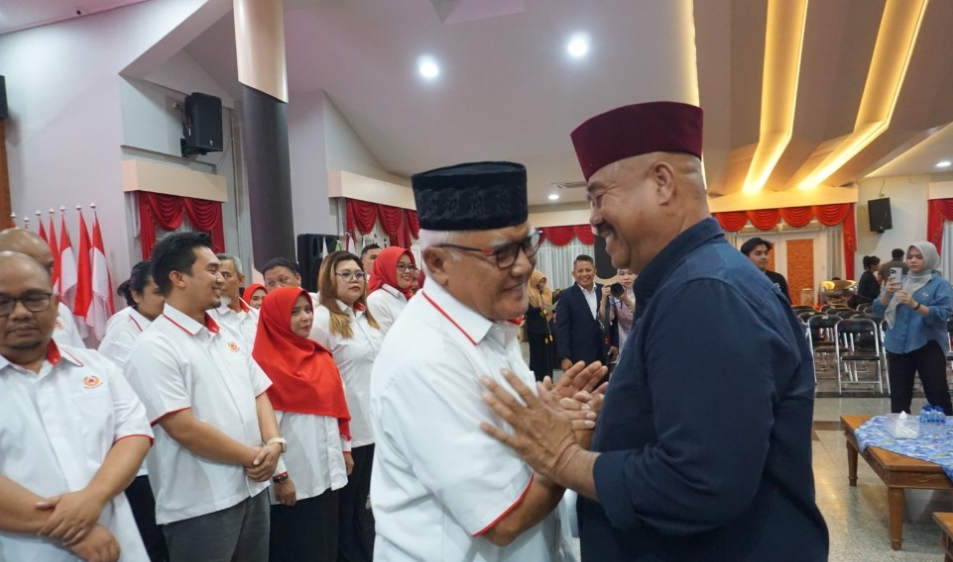 Bupati Kutai Kartanegara Edi Damansyah menghadiri pelantikan pengurus Komite Olahraga Nasional Indonesia (KONI) Kutai Kartanegara masa bakti 2023-2027.