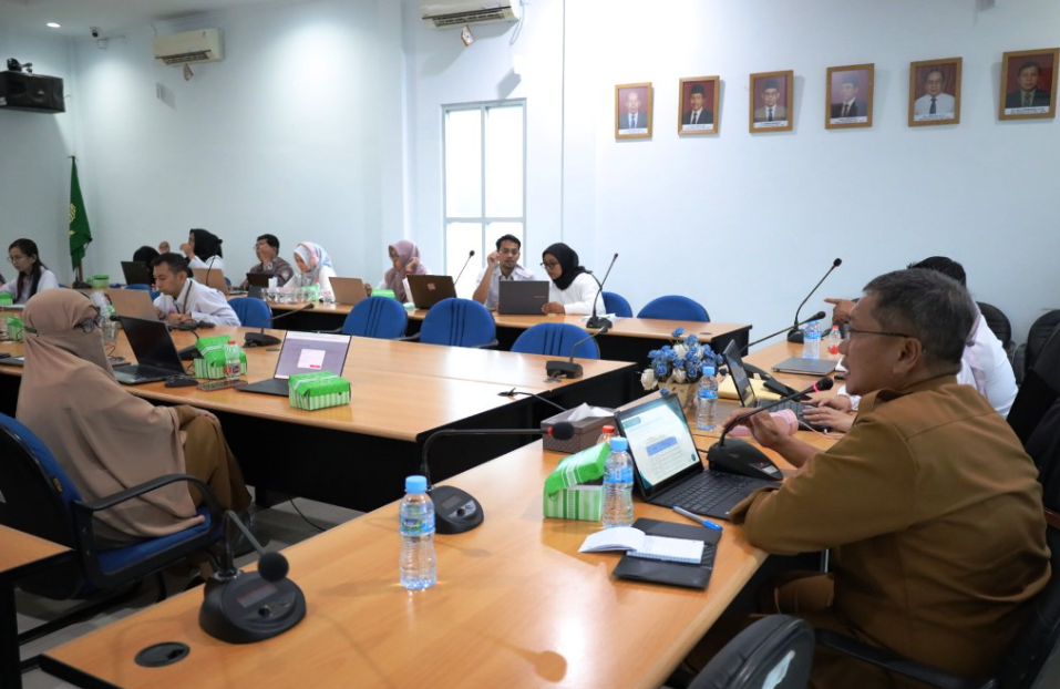 Asisten III Setkab Kukar Dafip Haryanto menghadiri Konsolidasi dan Monitoring Evaluasi Gerakan Genting tingkat Kaltim dan Kaltara.