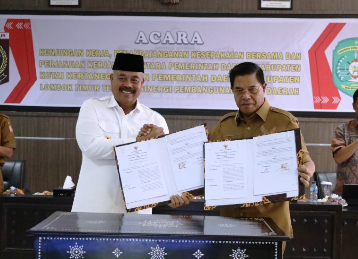 Bupati Kukar Edi Damansyah kunjungi Kabupaten Lombok Timur, NTB.