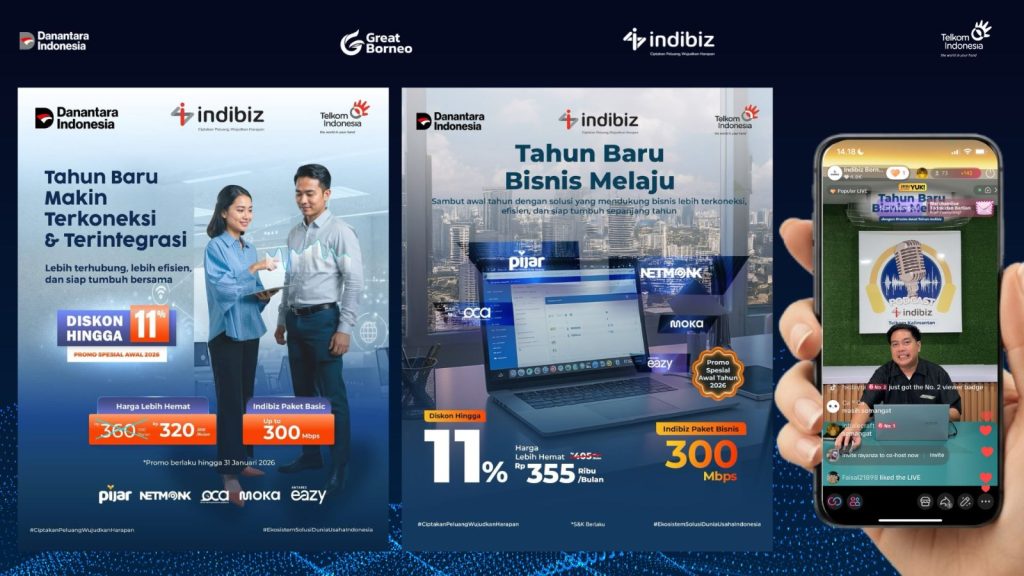 Promo Indibiz Borneo. (Dok. Telkom)