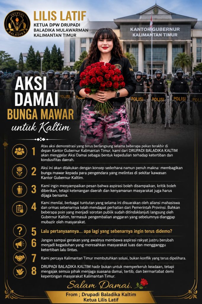 Aksi damai 20 Mei 2026 DRUPADI Baladika Kaltim.
