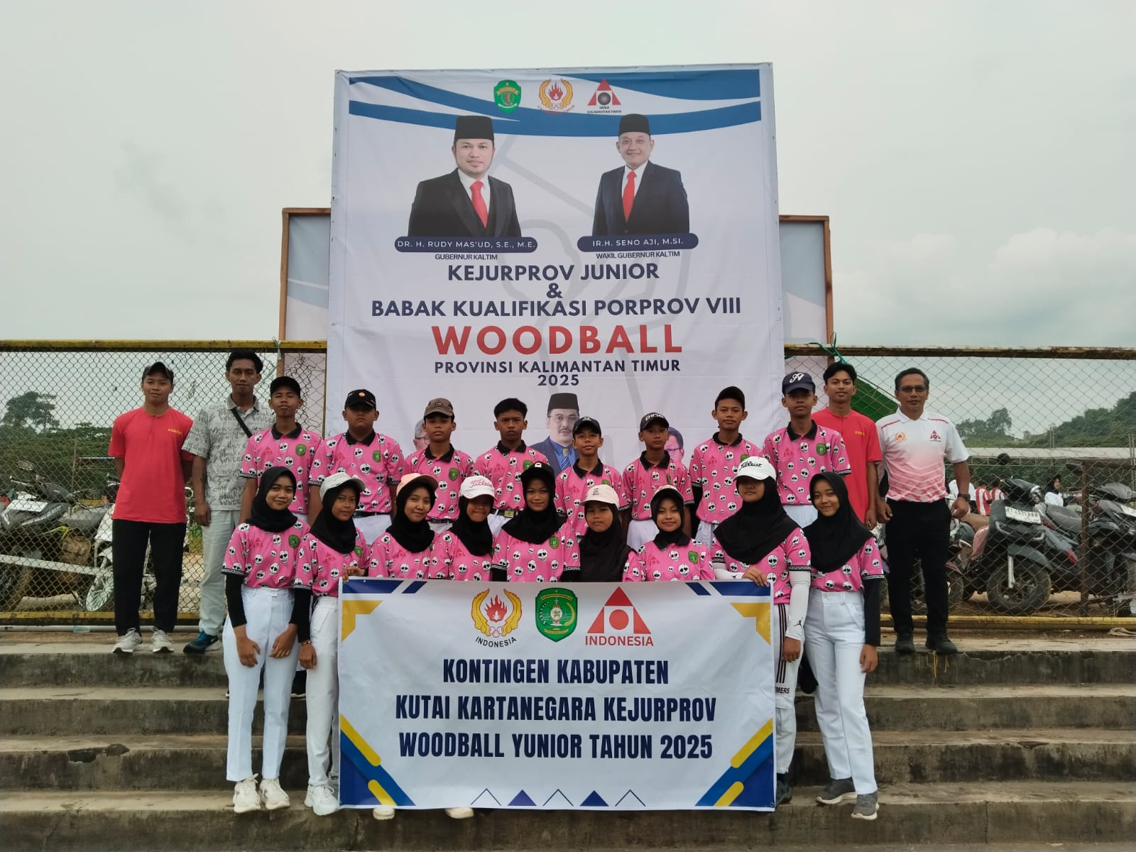 Kontingen woodball Kukar. (Voxnews.id)