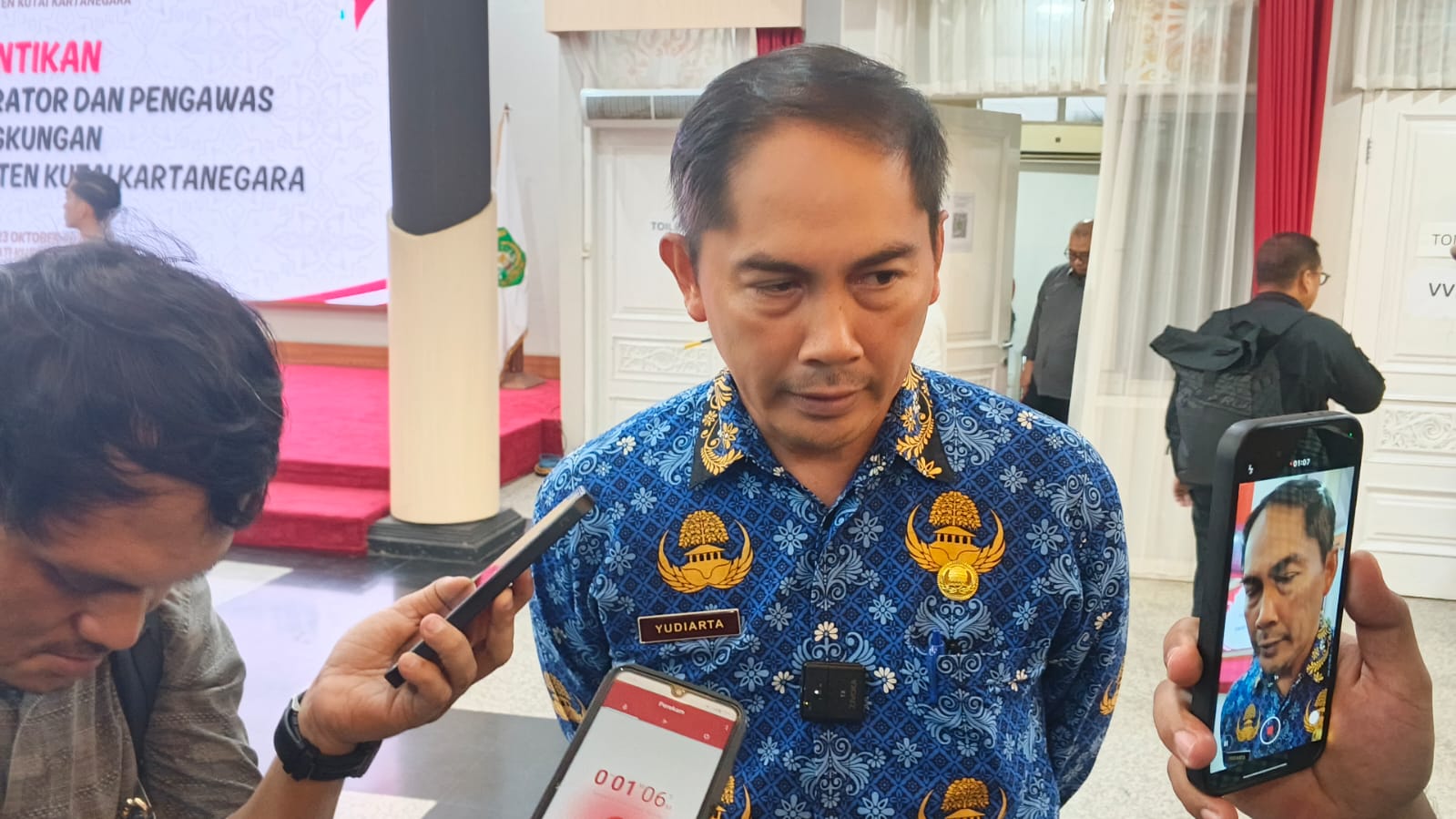 Plt. Kepala DLHK Kukar, Yudiarta. (Voxnews.id)