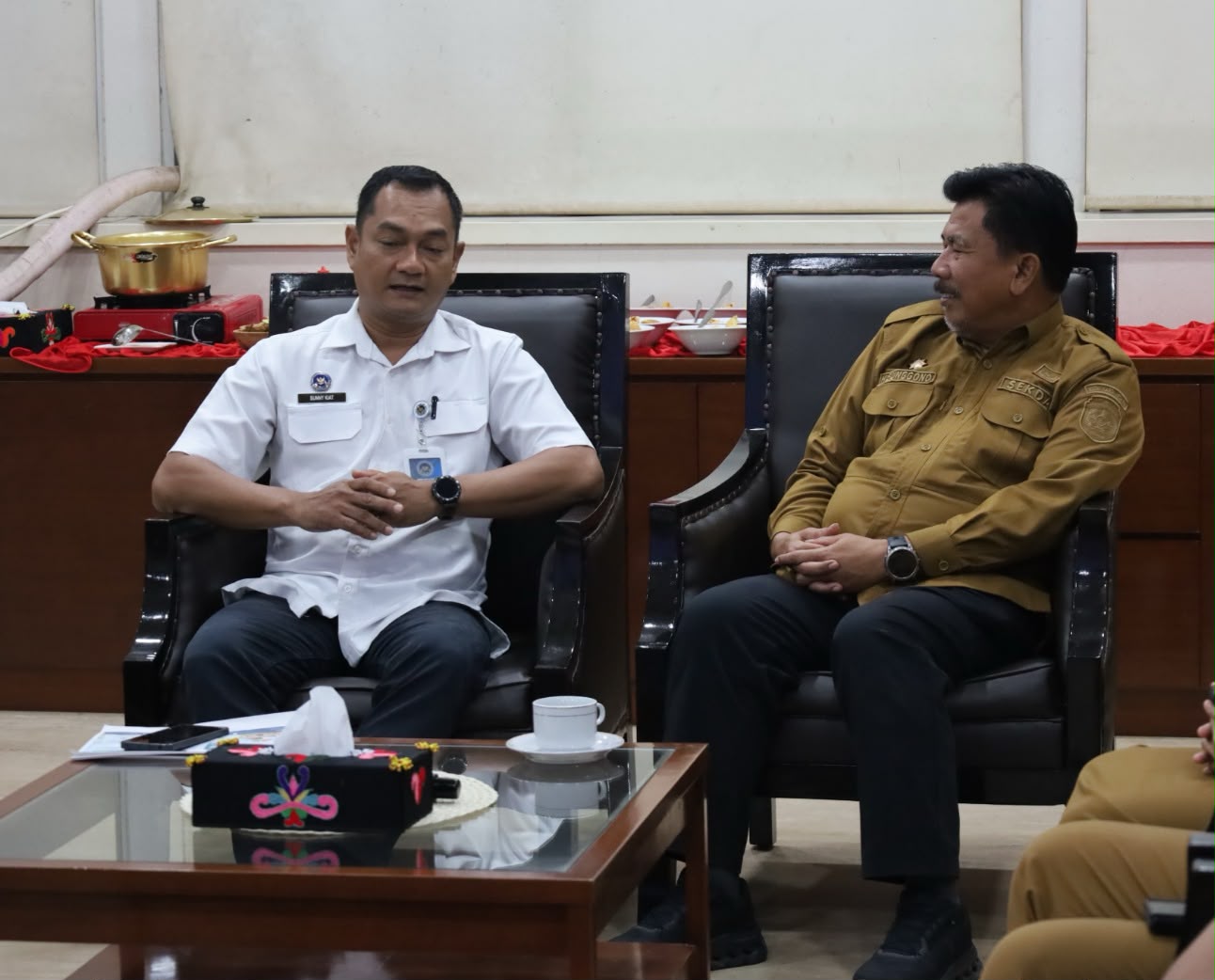 Sekda Kukar saat terima kunjungan BGN RI. (Ist)