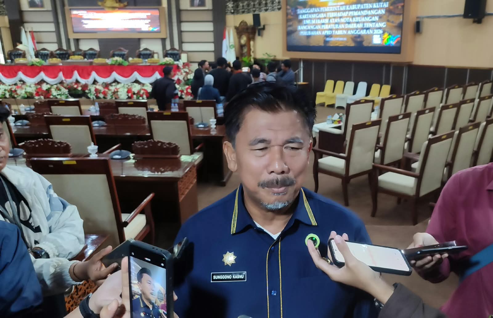 Sekretaris Daerah Kukar, Sunggono. (Voxnews.id)